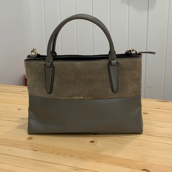 Coach Grey Borough Satchel - Picture 5 of 12